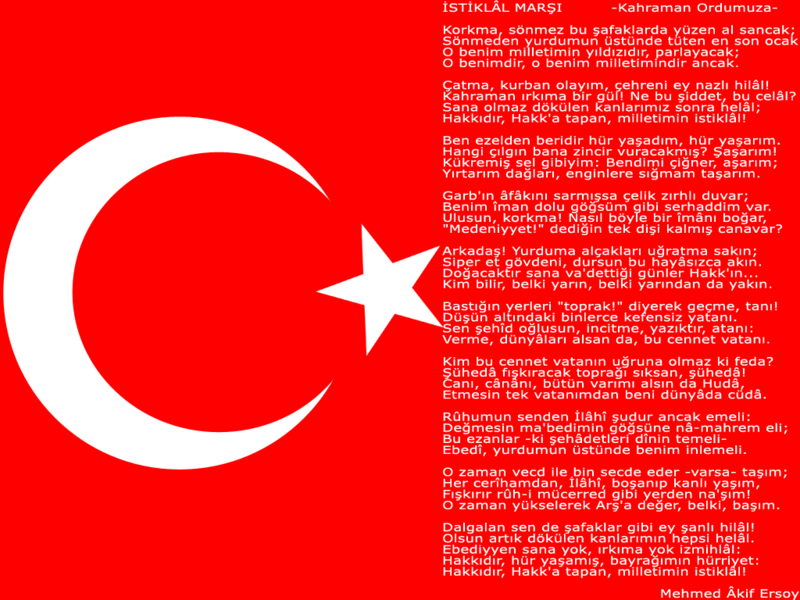 Türk Bayrağı İstiklal Marşı İle
Anahtar kelimeler: Türk Bayrağı Dumanlı